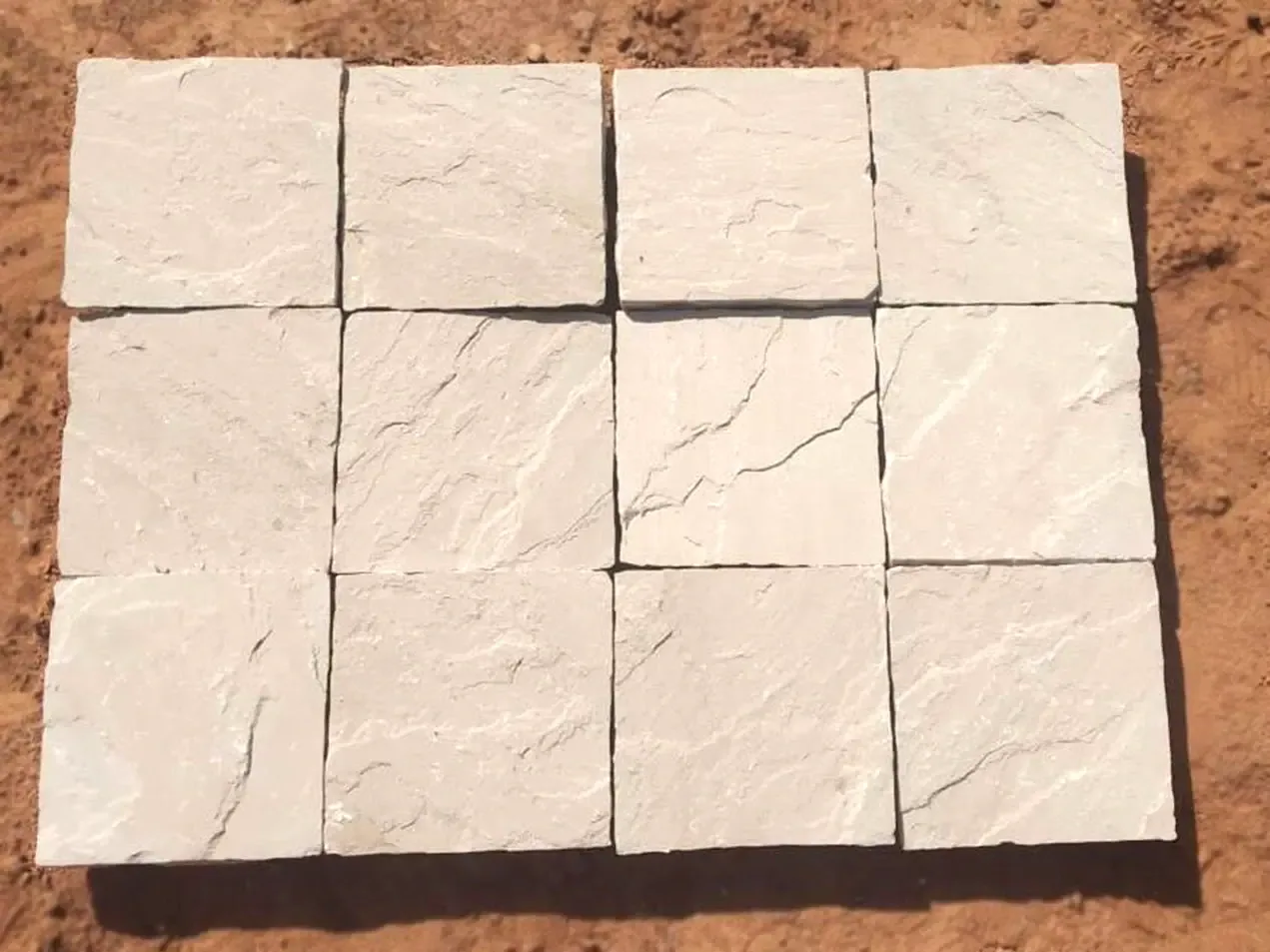 Dholpur Beige Cobblestone - Paving And Cobble by JJM Stone Art UAE