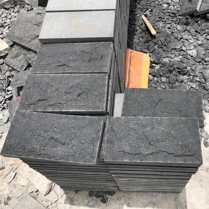 Sagar Black Basalt Cobblestone - Paving And Cobble by JJM Stone Art UAE