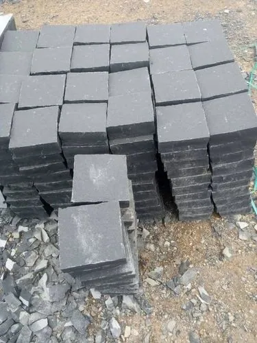 Sagar Black Basalt Cobblestone view 6