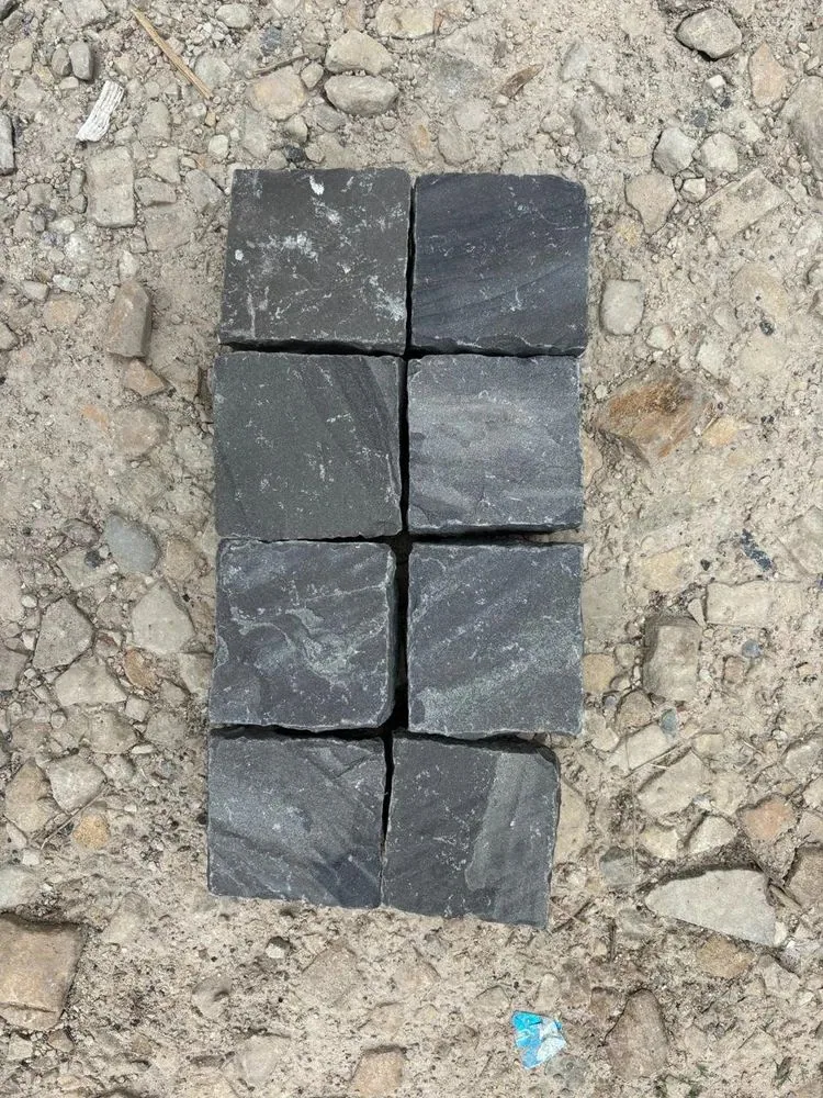 Sagar Black Basalt Cobblestone view 10