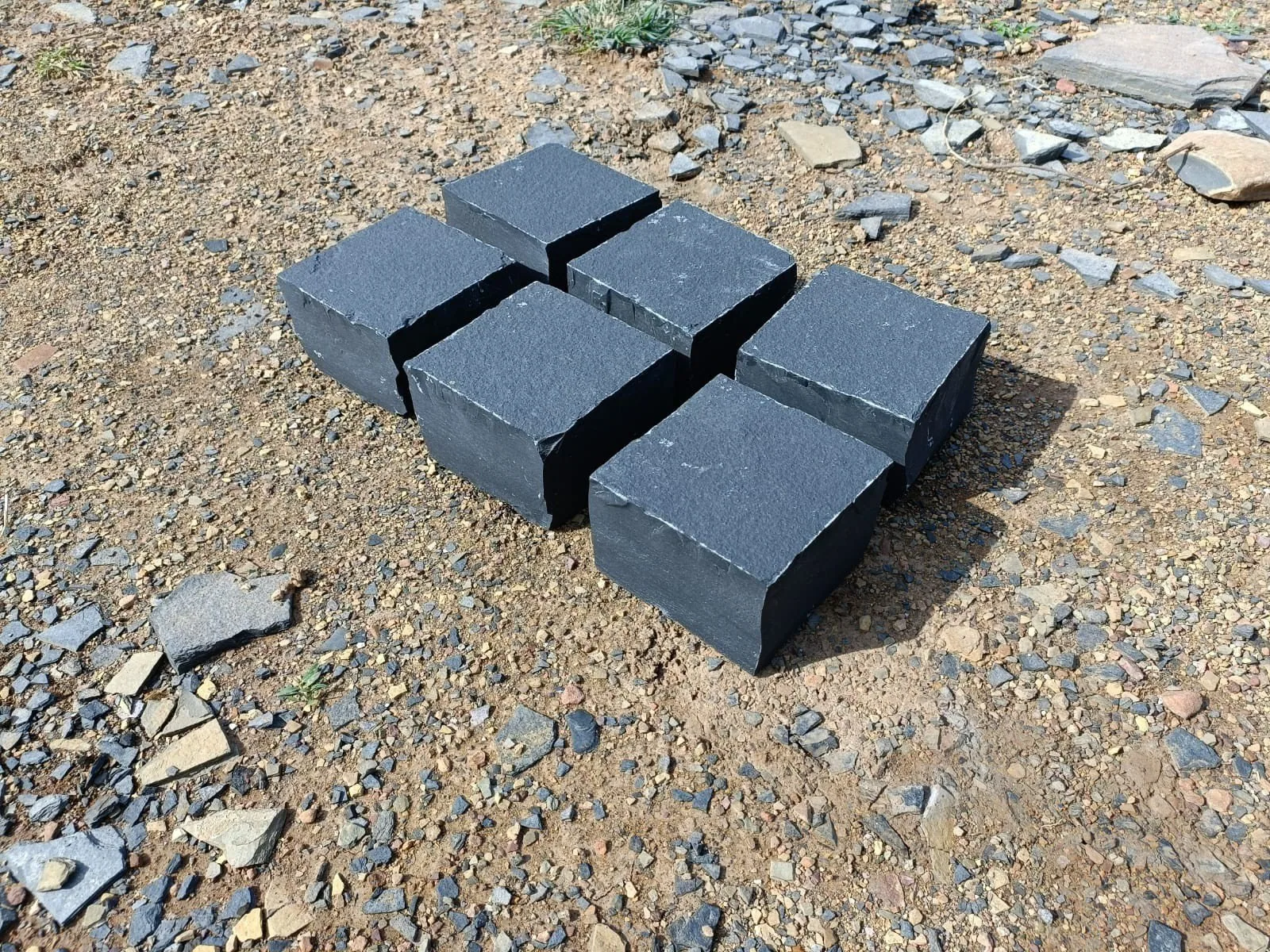 Sagar Black Basalt Cobblestone view 13