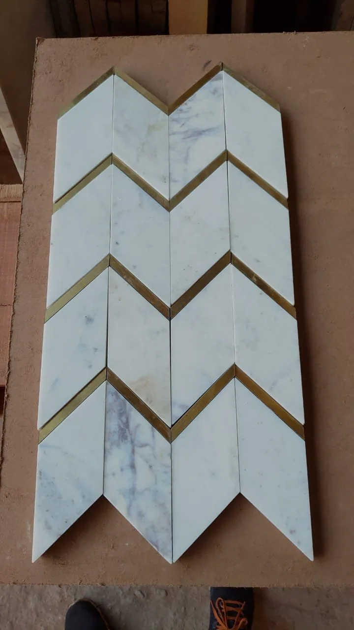 Patterned Floor Inlay - Patterned Floor by JJM Stone Art UAE