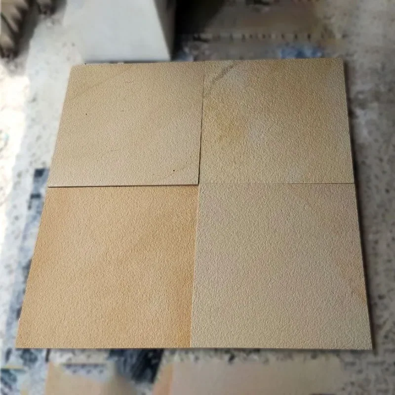 Gwalior Mint Yellow Sandstone - Flat Cladding & Slabs by JJM Stone Art UAE