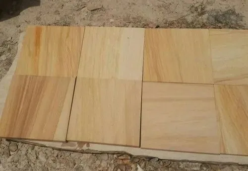 Teak Vein Sandstone Cobblestone view 2