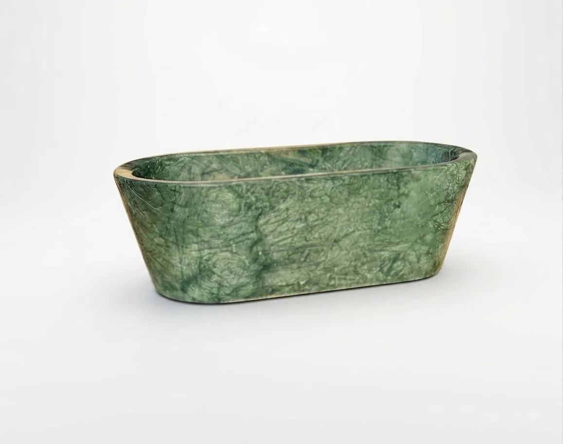 Verde Majesty Bathtub - Bath Tub by JJM Stone Art UAE